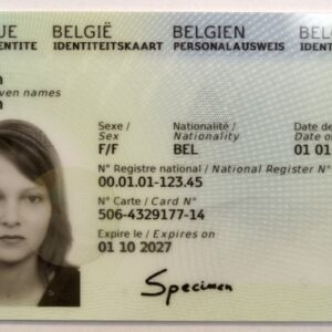 Belgian id Card